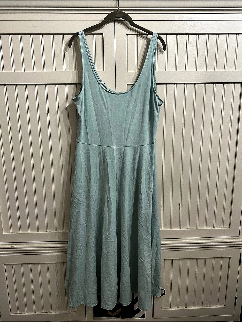 A new day Sleeveless Midi Dress in Green Size Large